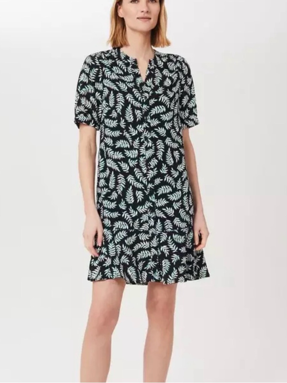 Hobbs London Lucille Tropical Tunic Dress Size 14